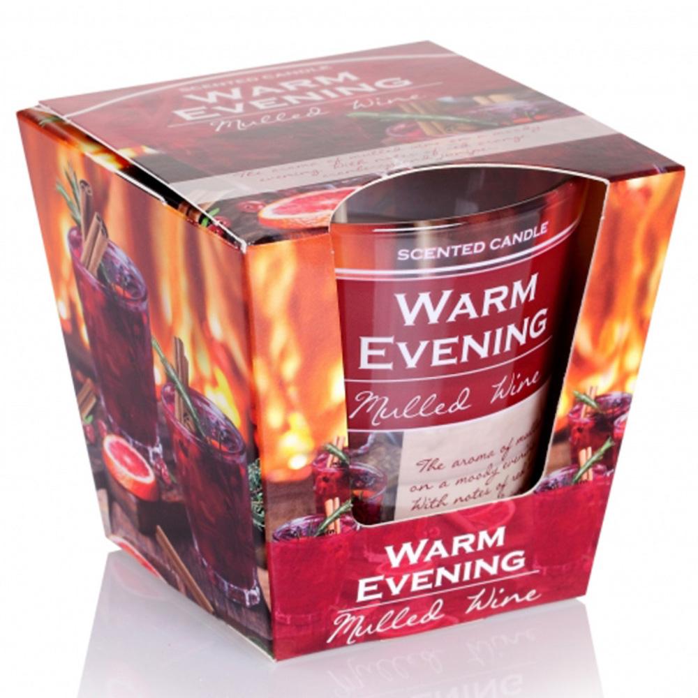 Combo 2 Ly nến thơm tinh dầu Bartek Warm Evening 115g QT02788 - quế, hồi, cam đỏ, trang trí, thơm phòng, thư giãn, hỗ trợ khử mùi