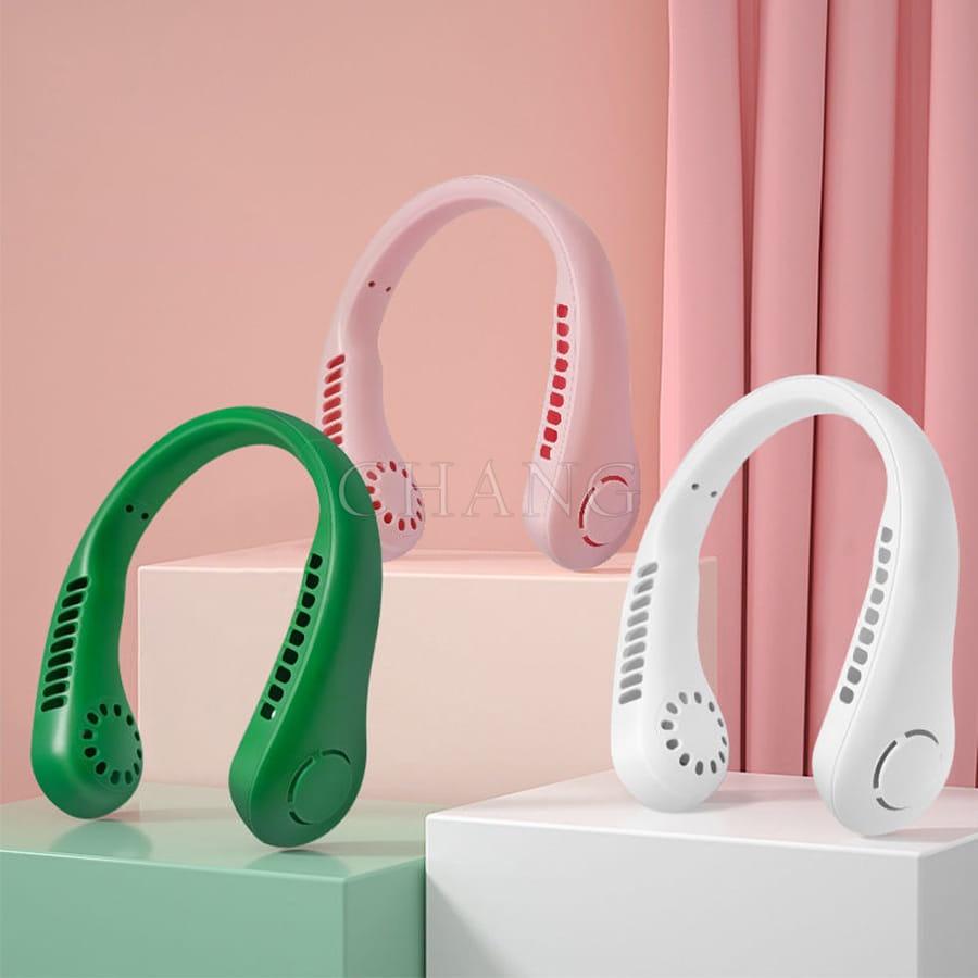 Quạt Đeo Cổ Parrot USB Mini Không Cánh Tiện Lợi, Thời Trang, Kiểu Dáng Thể Thao, Sử Dụng Trong 10H