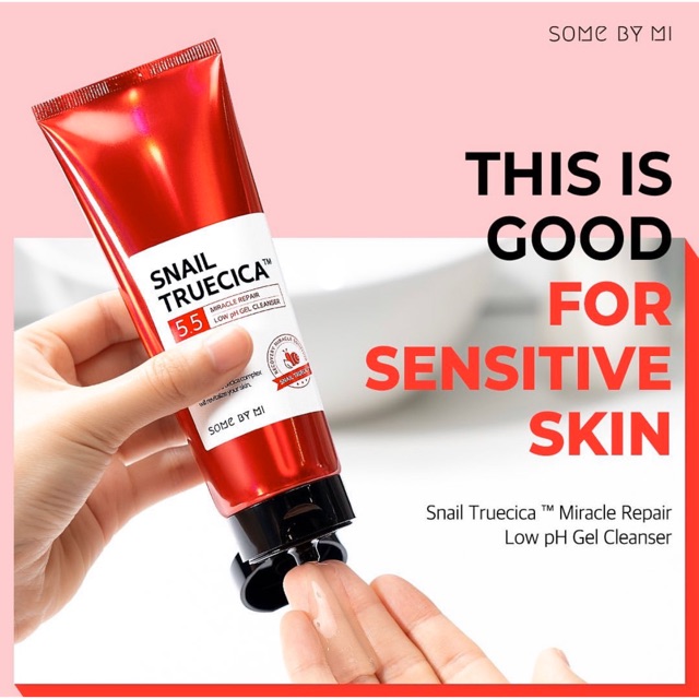 Sữa rửa mặt Some By Mi Snail Truecica Miracle Repair Low PH Gel Cleanser