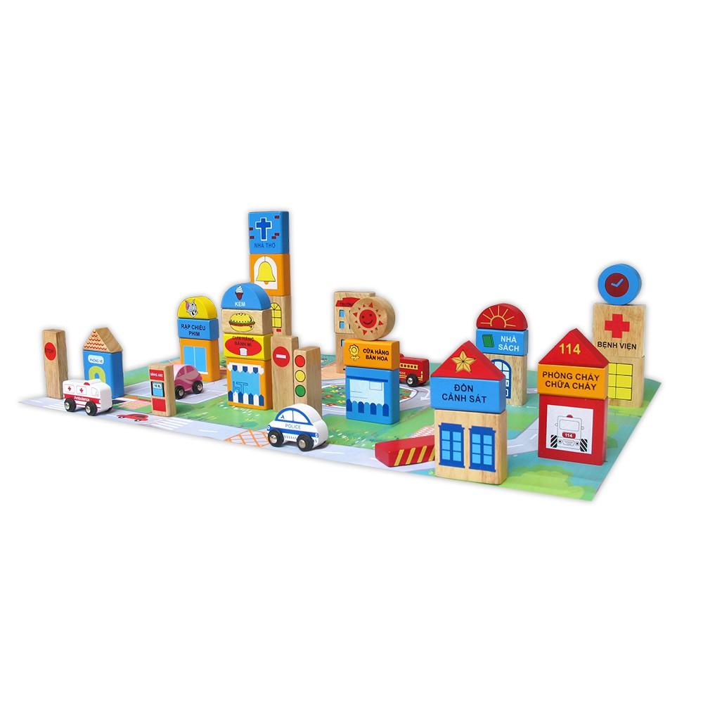 Đồ chơi gỗ Winwintoys - Thành phố tương lai - 60522