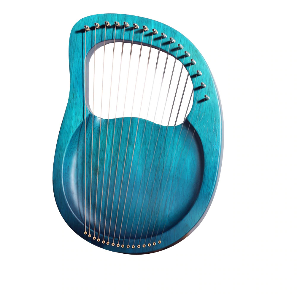 Đàn Lyre 16 dây đàn hạc Lyre Harp tặng đàn kalimba 17 phím gỗ nguyên khối Mahagony PJLIM72