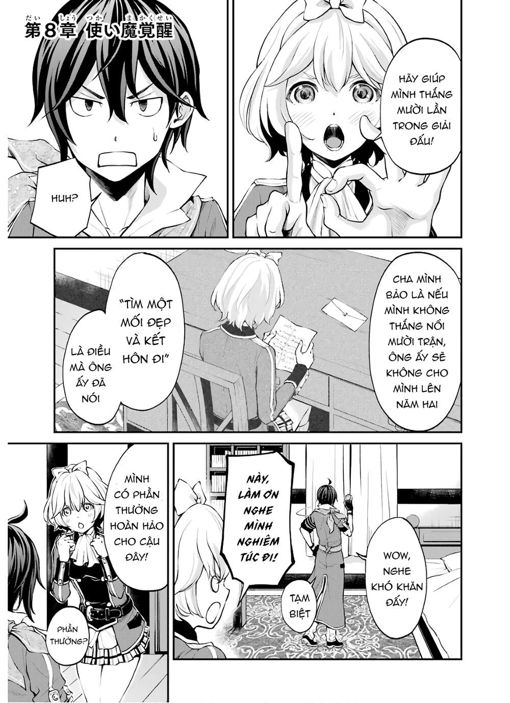 pháp sư hạng b nhanh nhất thế giới chapter 8 1