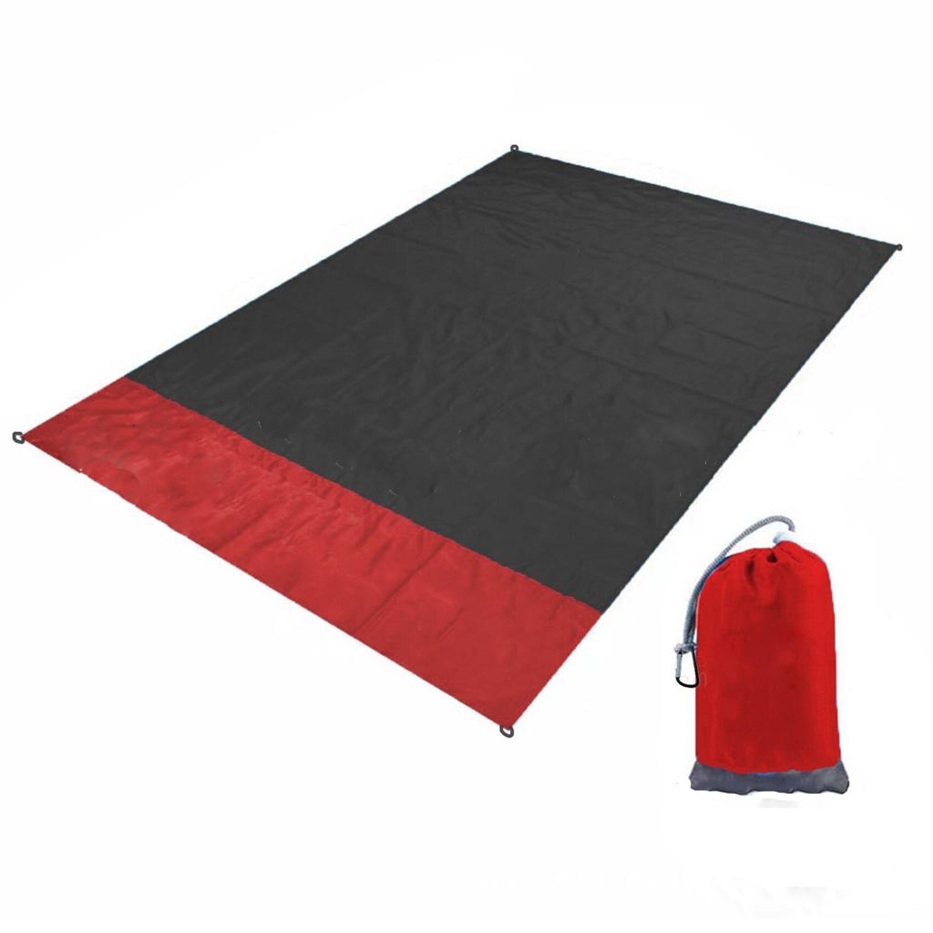 140x200cm Beach Picnic Pocket Blanket Water Sand Proof Mat for Travel Camping