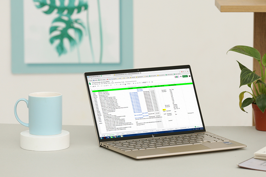 Laptop HP Envy 13 ba1537TU i5 1135G7/8GB/256GB/13.3"F/Win11//Vàng - Hàng chính hãng