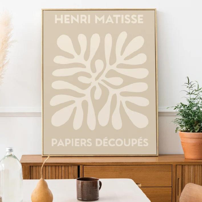 TRANH TREO TƯỜNG NGHỆ THUẬT AESTHETIC PASTEL DENNISH MATISSE 64