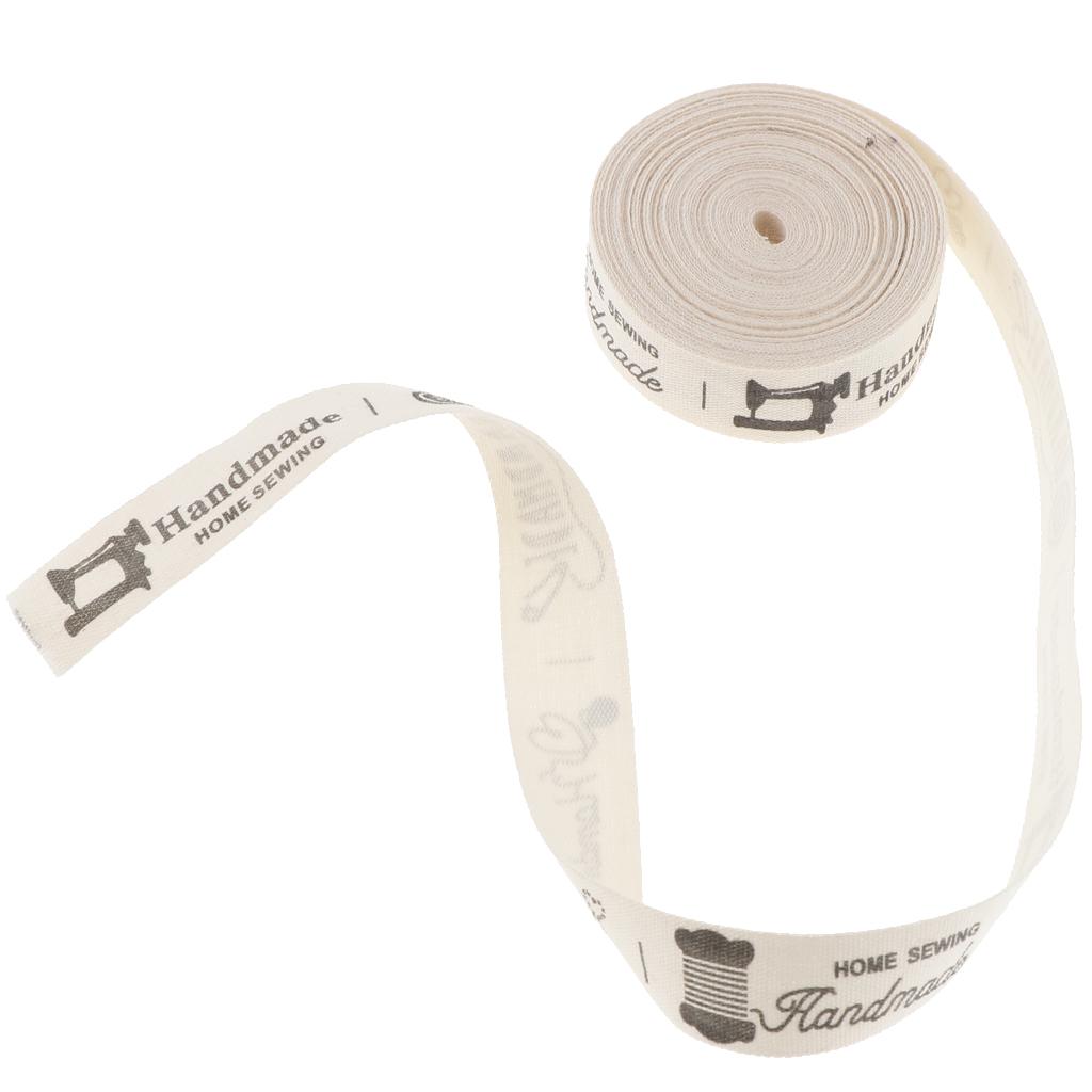 5yd x 15mm Handmade Cotton Fabric Ribbon Gift Wrapping Craft Decoration