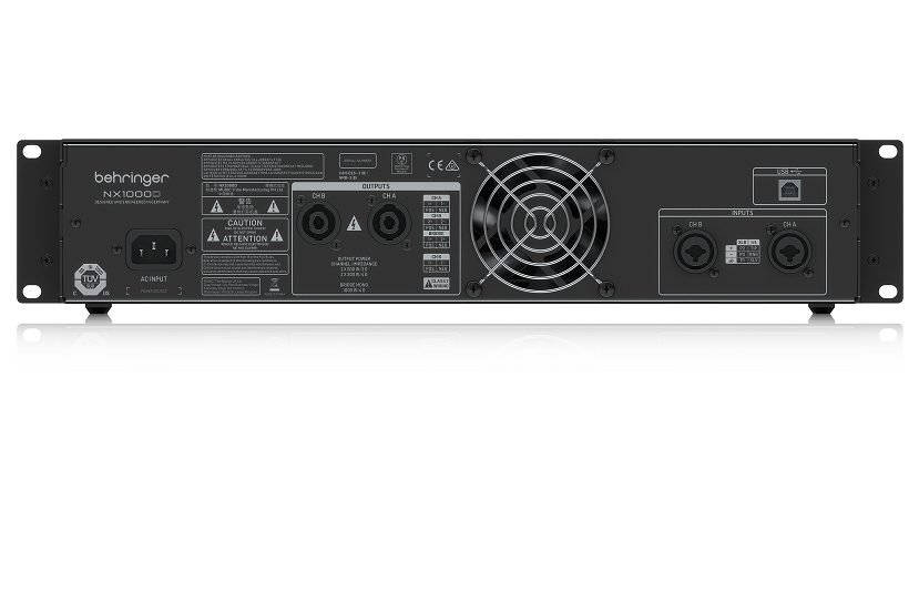 Amply Công Suất Behringer NX1000D-2 x 300w / 4 ohm DSP- Hàng Chính Hãng