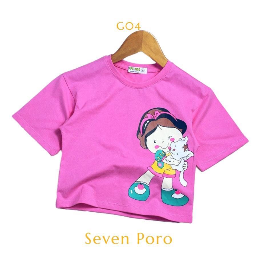 Áo Thun Form Lửng Bé Gái G04D Sevenporo - G&amp;K Kids