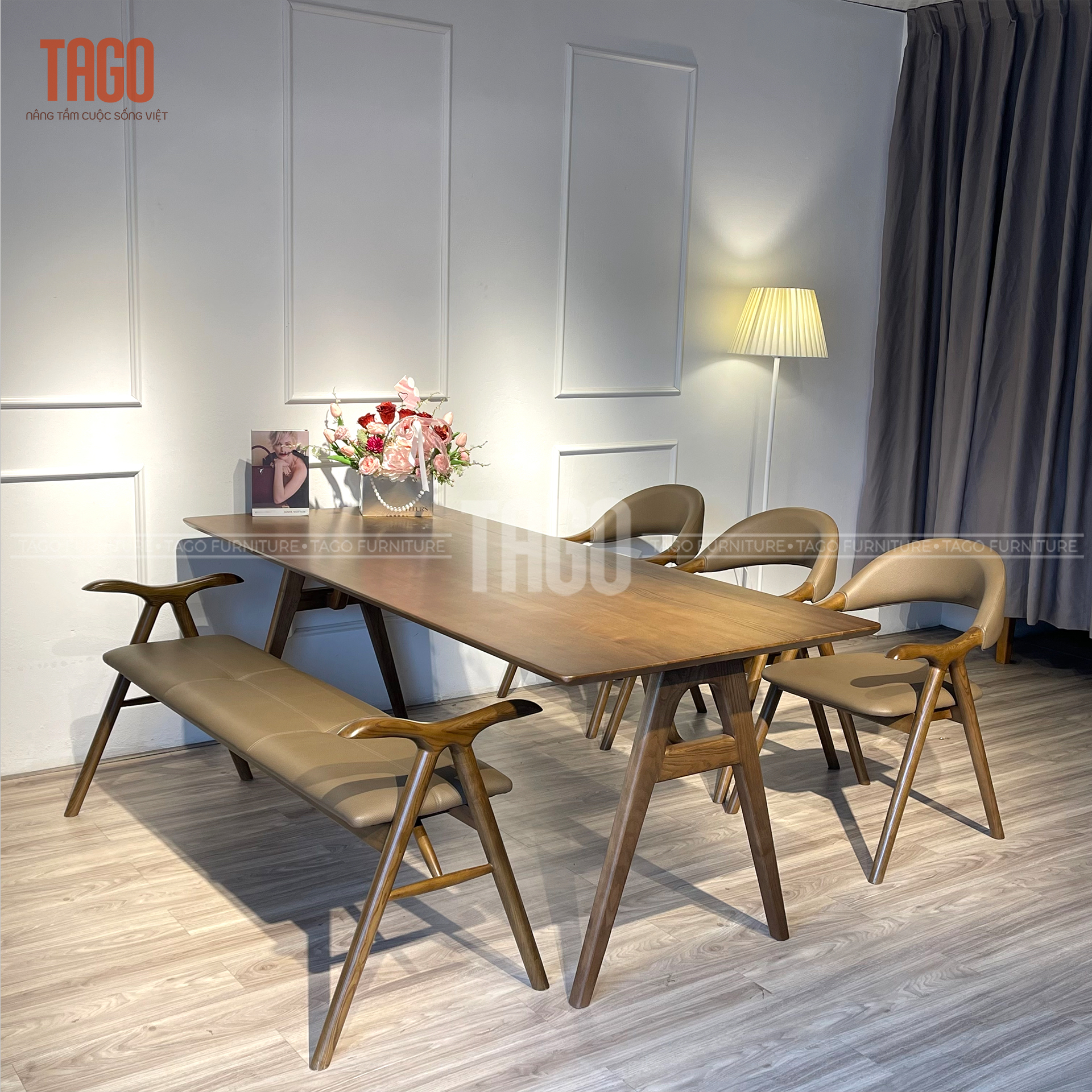 Bộ Bàn Ăn Lifumi 1m5