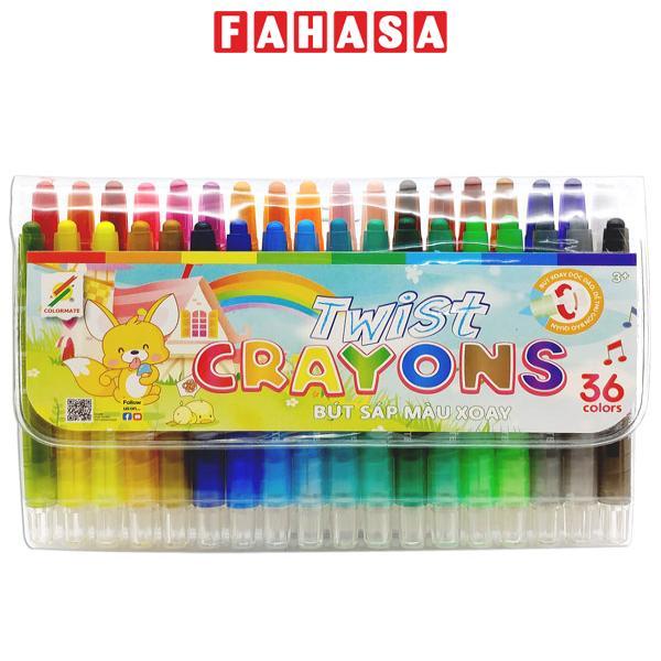 Bộ Bút Sáp Vặn - Colormate 112878