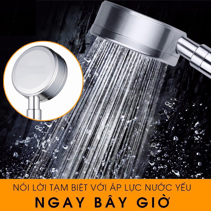 Bộ củ sen và tay sen tắm lạnh inox 304