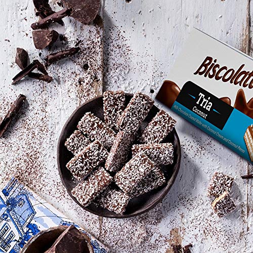 Bánh xốp Socola Phủ Dừa Biscolata Tria 100g