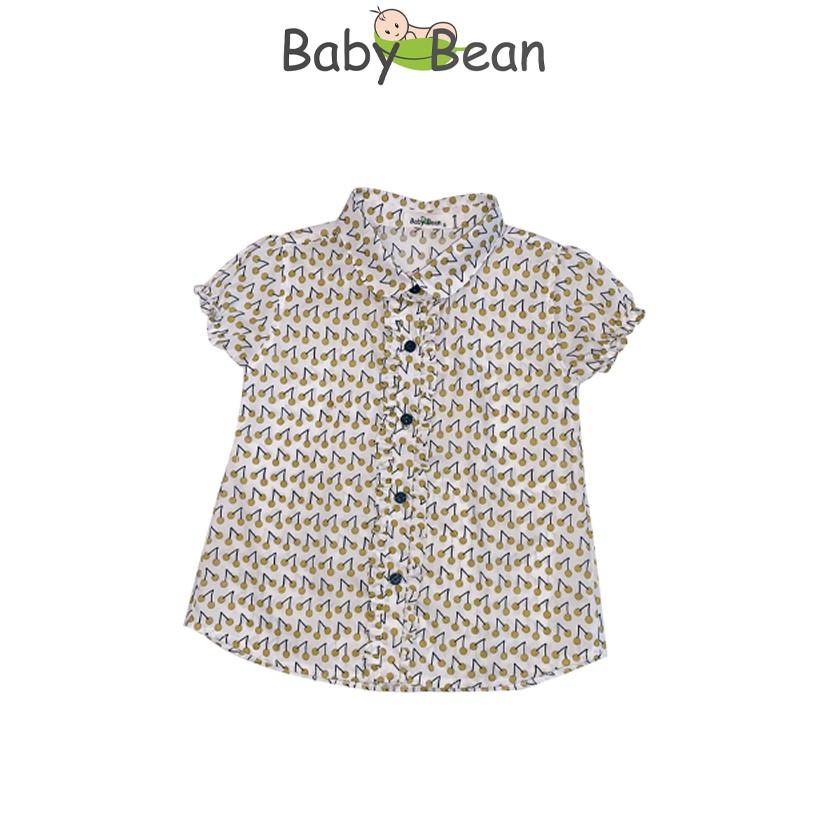 Áo Sơ Mi Cotton Chấm Bi &amp; Họa Tiết Bé Gái BabyBean