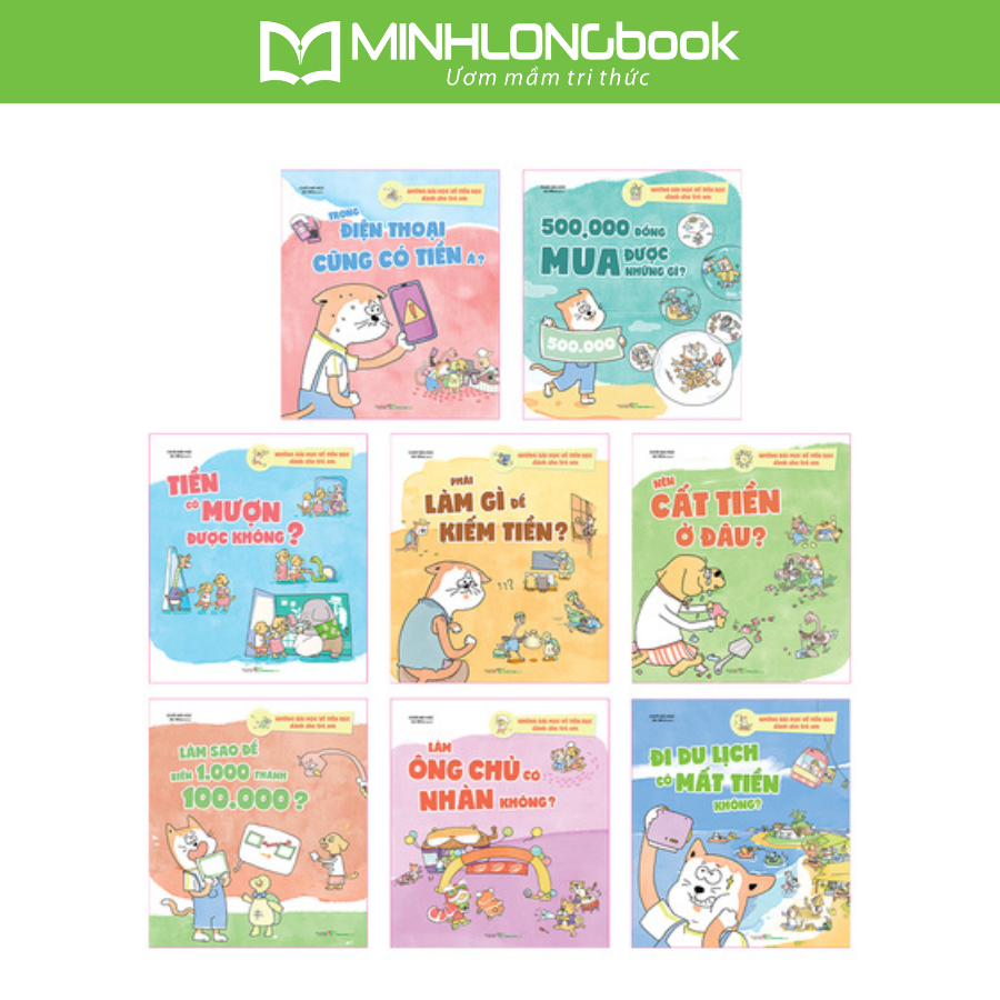 Sách: Combo Những Bài Học Về Tiền Bạc Dành Cho Trẻ Em (8 Cuốn)