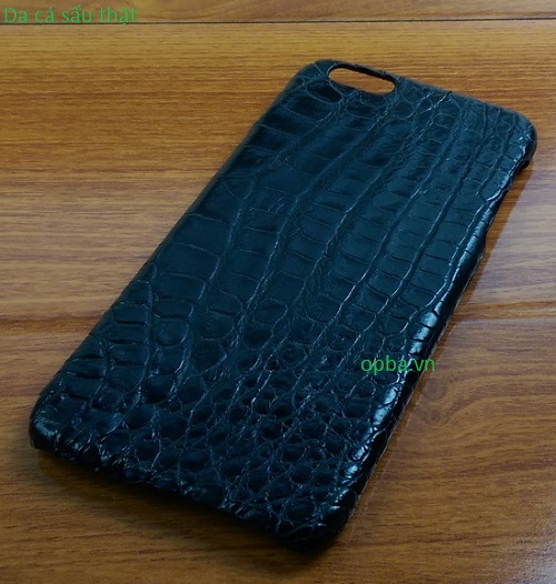 Ốp lưng cho iphone 6/6s da cá sấu thật