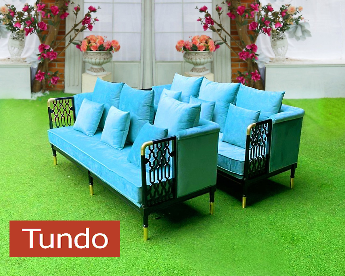 Bộ sofa Tundo khung đồng nệm cao cấp