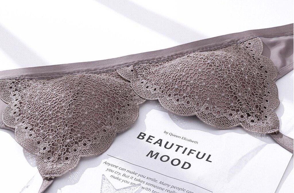 Áo Lót Ren Hoa BaBy Không Gọng Đệm Mỏng, Siêu Thông Thoáng AL33