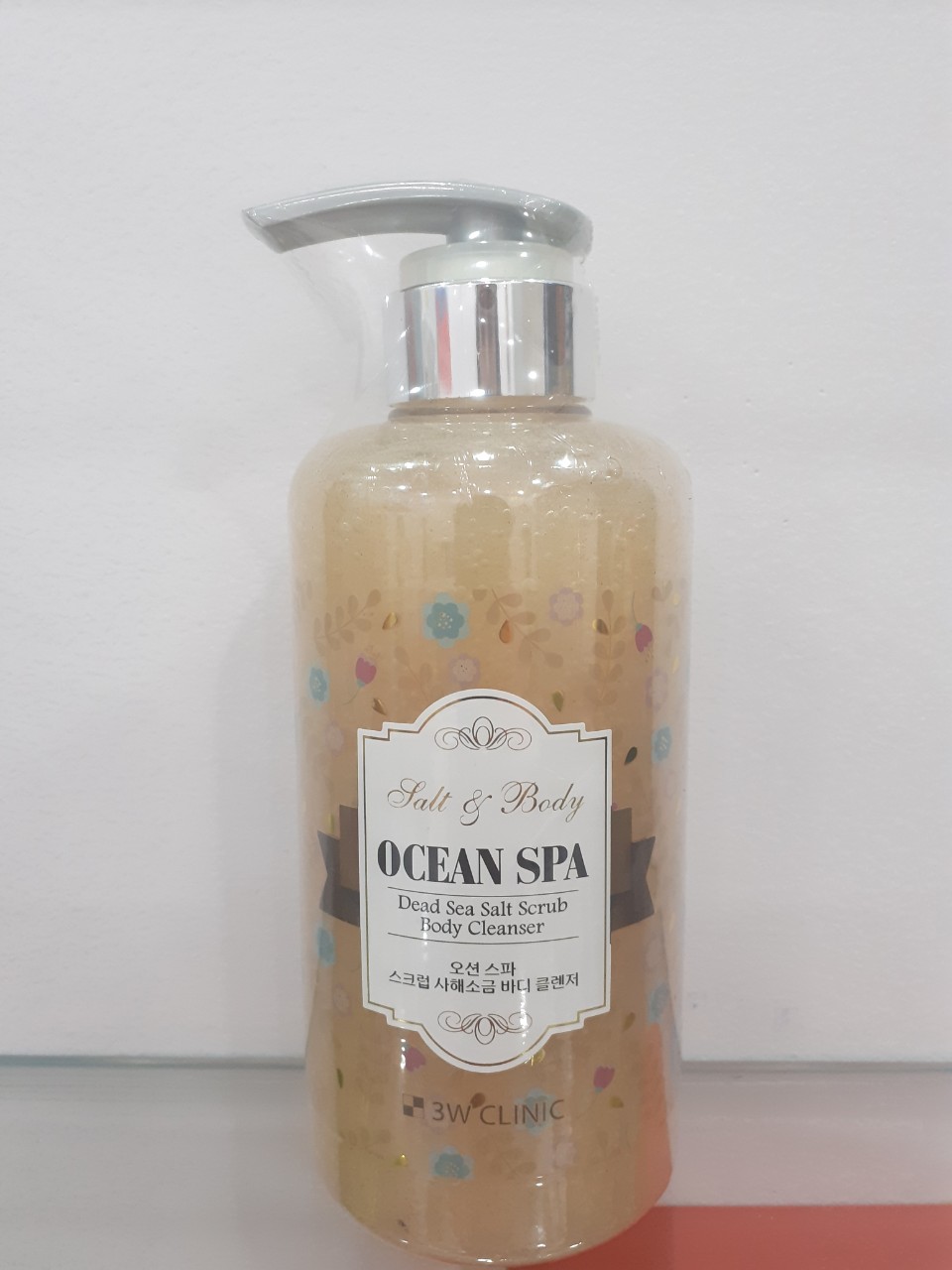 Sữa tắm 3w Clinic Muối biển tẩy tế bào chết Ocean Spa Hàn Quốc 500ml