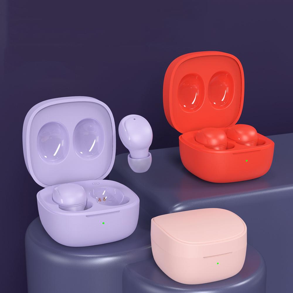 Mini TWS Tai Nghe Nhét Tai Không Dây Bluetooth Tai Nghe Nhét Tai Thể Thao HiFi Âm Nhạc Tai Nghe Nhét Tai Cho iPhone IOS/Android Tai Nghe Cho Bé Gái