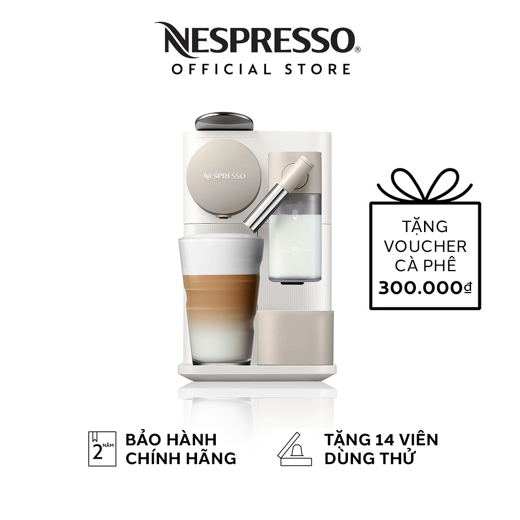 Máy Pha Cà Phê Nespresso Lattissima One, Máy Pha Cafe, Espresso, Cappuccino, Máy Pha Cà Phê Viên Nén Tự Động, Nhập Khẩu