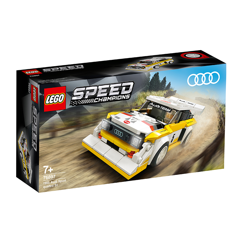 Mô Hình Lắp Ráp LEGO SPEED CHAMPIONS Siêu Xe 1985 Audi Sport Quattro S1 76897 (250 Chi Tiết)