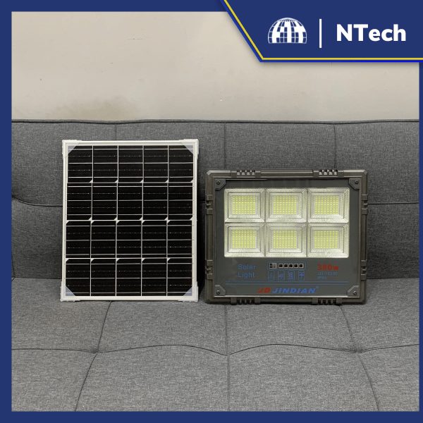 Đèn pha năng lượng mặt trời 300w Jindian JD-18300