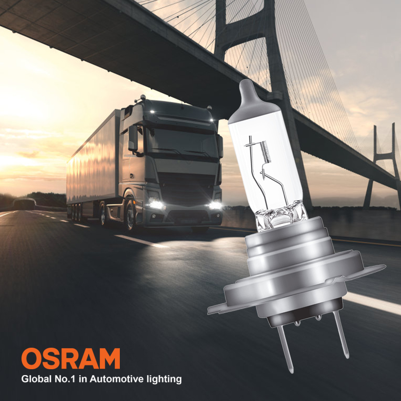 Bóng Đèn Halogen OSRAM Original H7 64215 24V 70W - Nhập Khẩu Chính Hãng