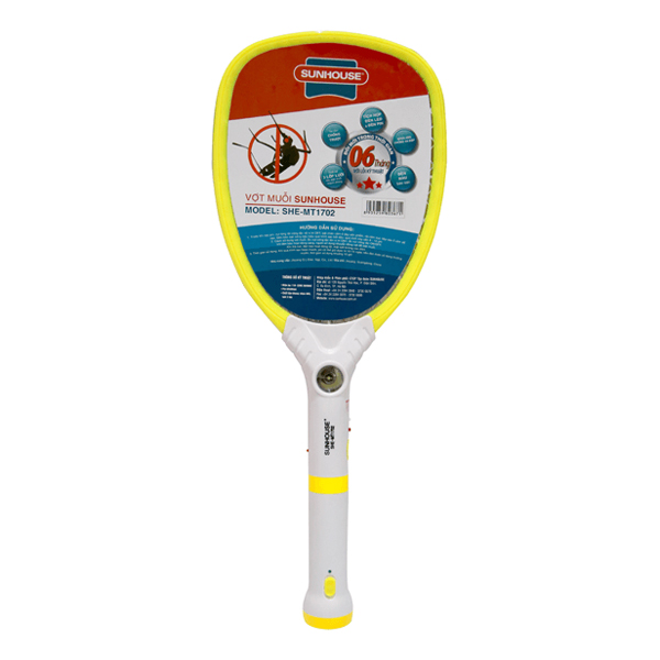 Vợt Muỗi Sunhouse SHE-MT1702 - Màu Vàng *50
