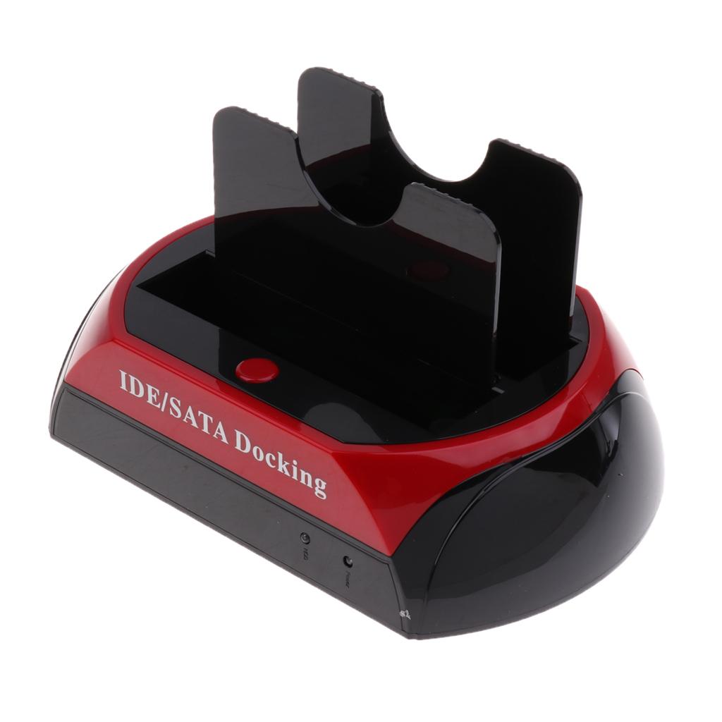 External Dual Port HDD Docking Station OTB for 2.5''/3.5'' IDE/SATA HDD/SSD