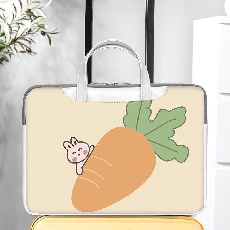 Túi Da Đựng Bảo Vệ Laptop Có Dây Móc Thanh Kéo Vali Tiện Lợi 13 13.3 14 14.6 15 15.6 16.1 Inch