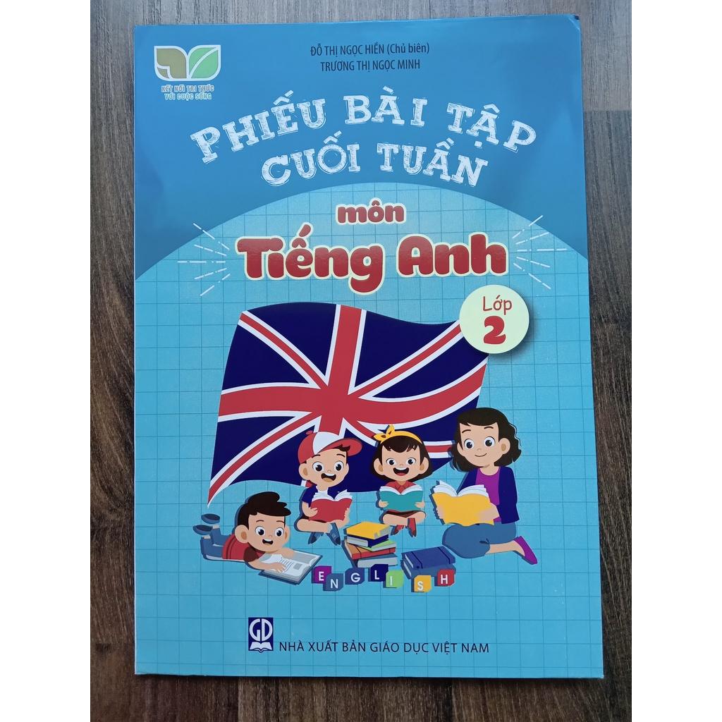 Sách Phiếu bài tập cuối tuần môn Tiếng Anh lớp 2