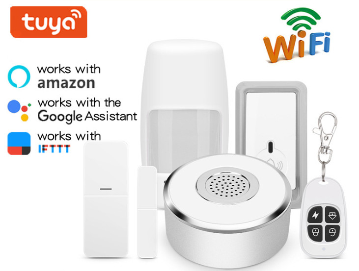 WiFi Smart Home Alarm - Bộ Báo Động, Báo Trộm Không Dây WiFi