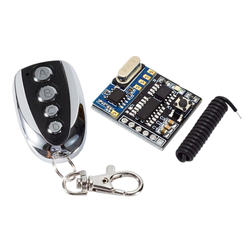 4 Channel 433mhz Wireless RF Control Relay Receiver + Transmitter