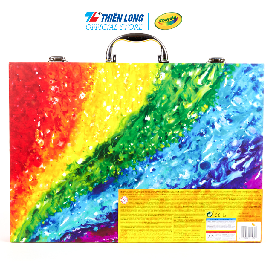 Bộ màu nghệ thuật Crayola Inspiration Art Case Coloring sáng tạo 140 món cho bé