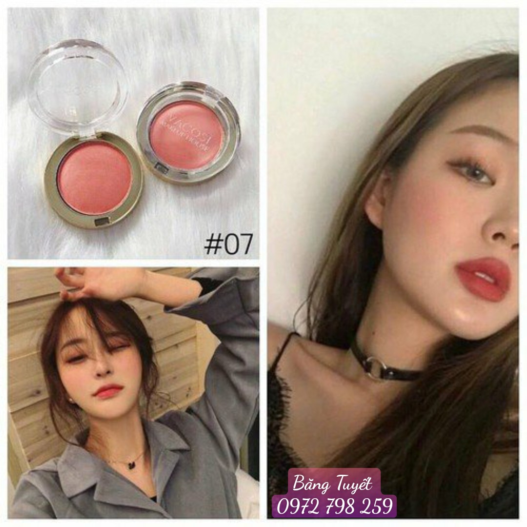 Phấn Má Hồng Vaco si Lolipop Blush Powder 4.4g Hàn Quốc #07