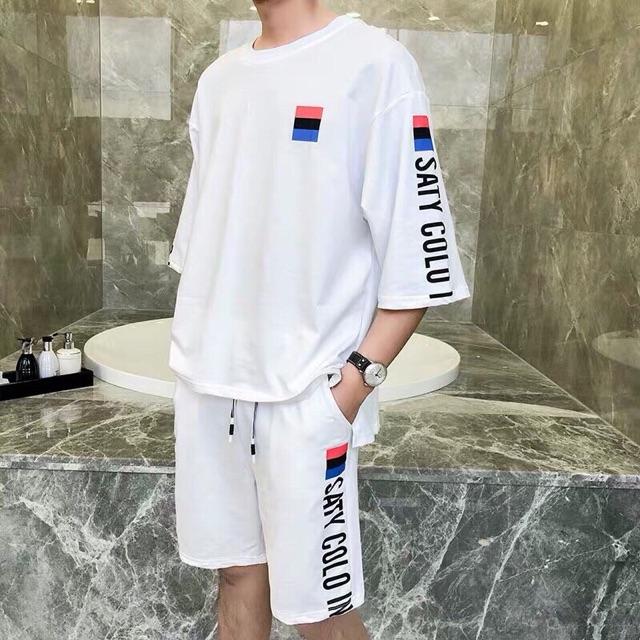 Sét Đồ Bộ Thể Thao Unisex In Hàng Thun Mát Xịn