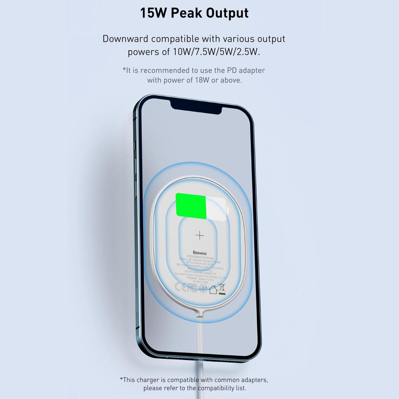 15W Wireless Charger Charging Stand for 12 Mini 12 Pro