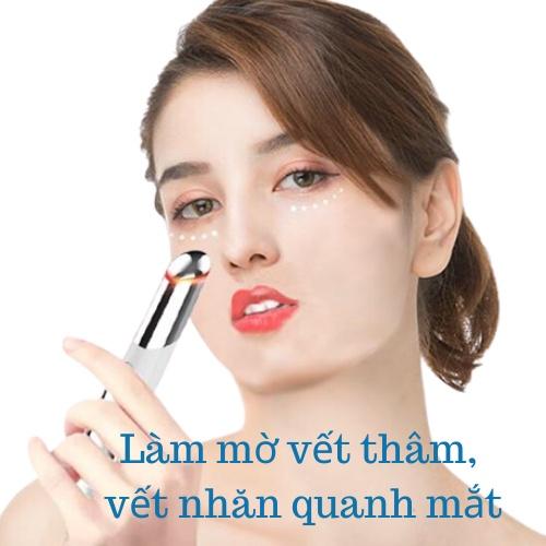 Máy Massage Vùng Mắt, Xóa Nếp Nhăn, Giảm Thâm Quầng Và Đánh Tan Bọng Mắt, Đẩy Tinh Chất Dưỡng Da