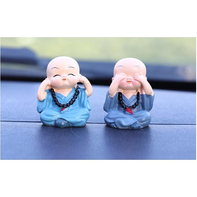 Set tượng tứ không đeo chuỗi hạt trang trí taplo ô tô, táp lô xe hơi - Hoàng Đông shop
