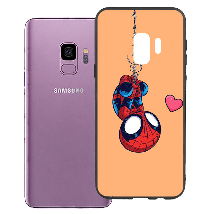 Ốp Lưng Viền TPU cho điện thoại Samsung Galaxy S9 - Spiderman 02