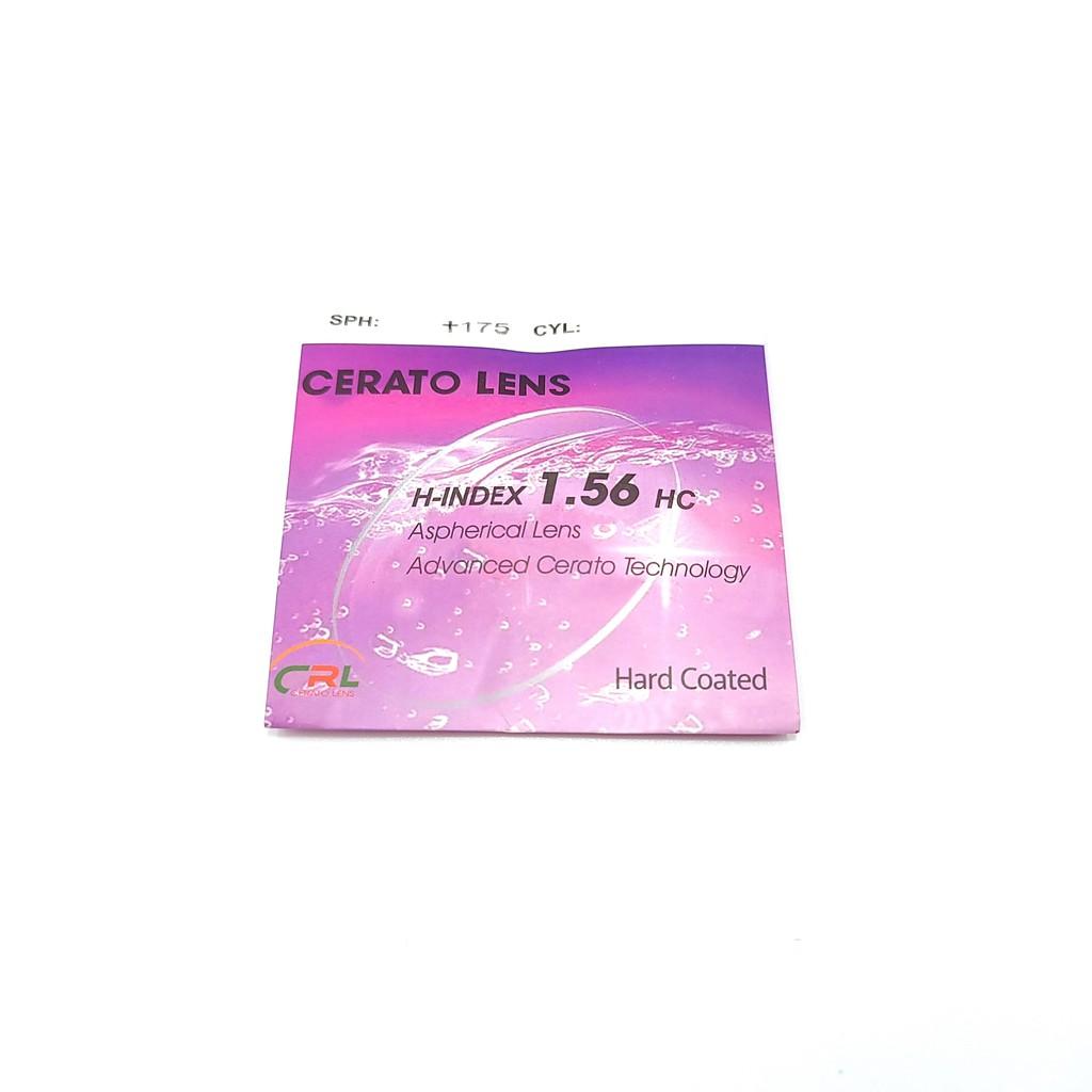 Tròng kính chống ánh sáng xanh CERATO 1.56 BLUE CUT UV chính hãng Hàn Quốc