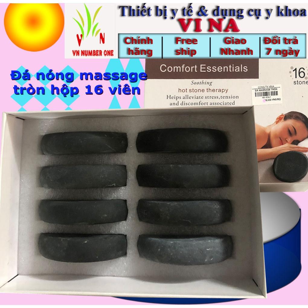 Đá nóng masage COMFORT ESSENTIALS dùng cho Spa, phòng massage, gia đình hộp 16 viên