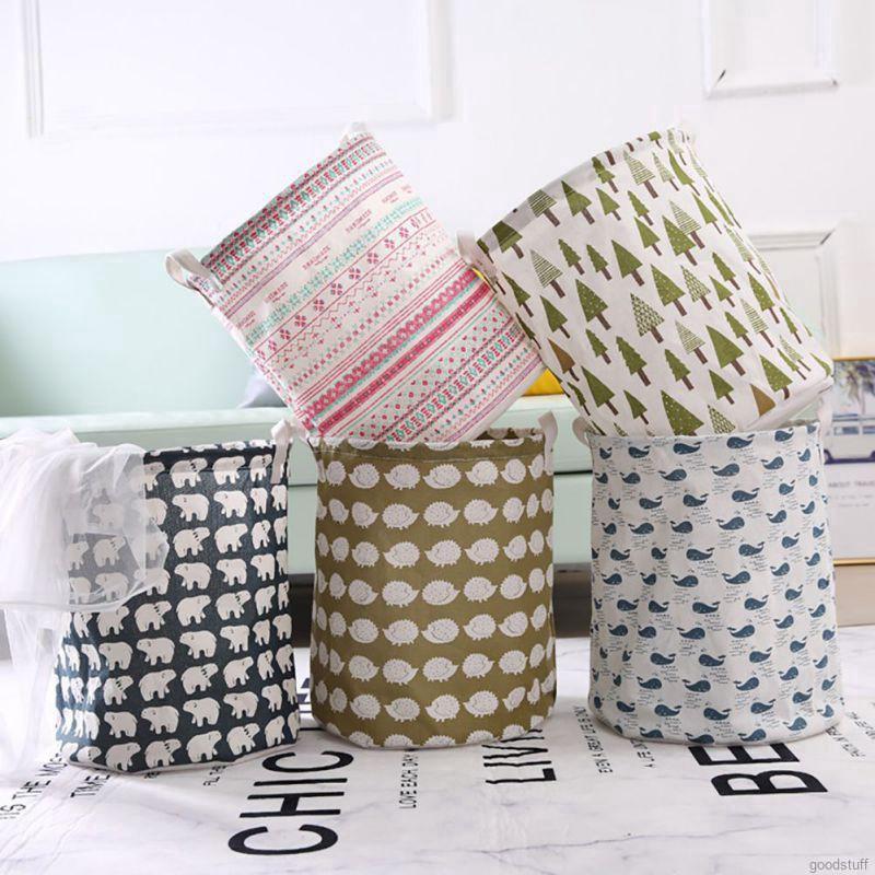 Foldable extra large laundry basket storage for clothes