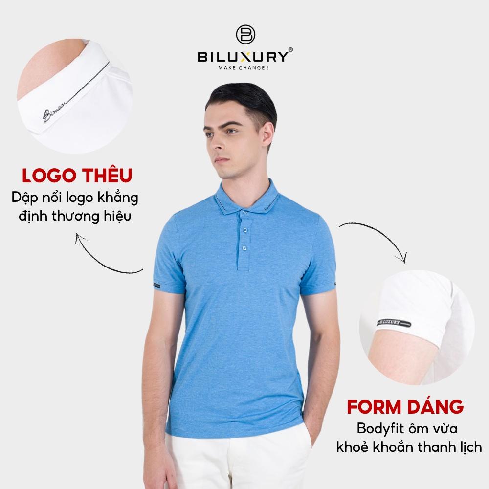 Áo polo nam cổ bẻ Biman by Biluxury thun co giãn 4 chiều form chuẩn vừa người thoải mái vận động 5APCT001