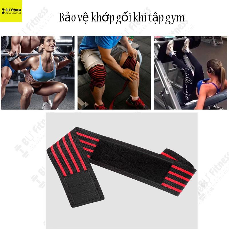 Băng gối Aolikes loại dây dài 1m8, dây quấn gối hỗ trợ squat và tập gym