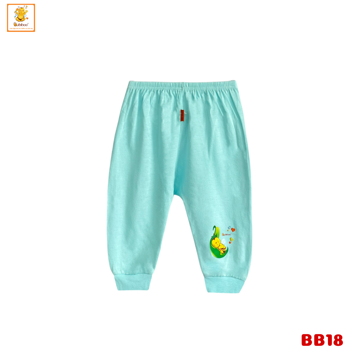 Quần dài cho bé trai, bé gái Babiboo quần cotton mềm mại , thấm hút tốt (3kg-12kg) - BB18