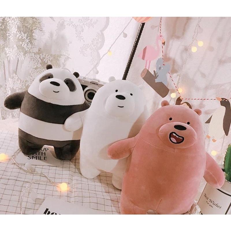 GẤU BÔNG WE BARE BEAR ĐỨNG THẲNG NHÍ - 20CM