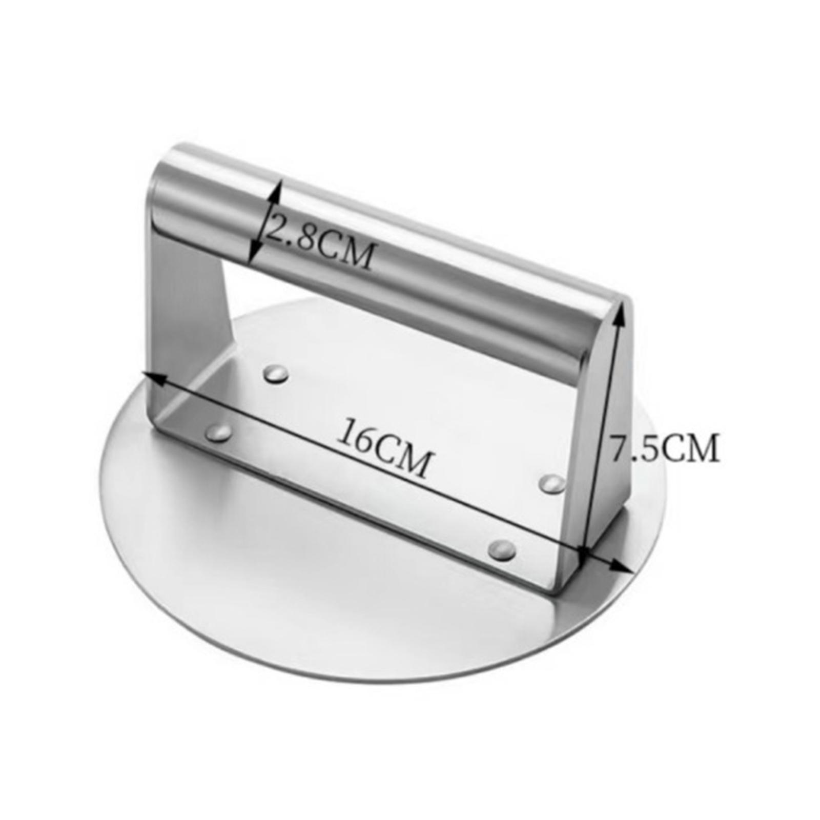Stainless Steel Burger Press Maker Smooth Meat Looser for Cooking Flatbreads