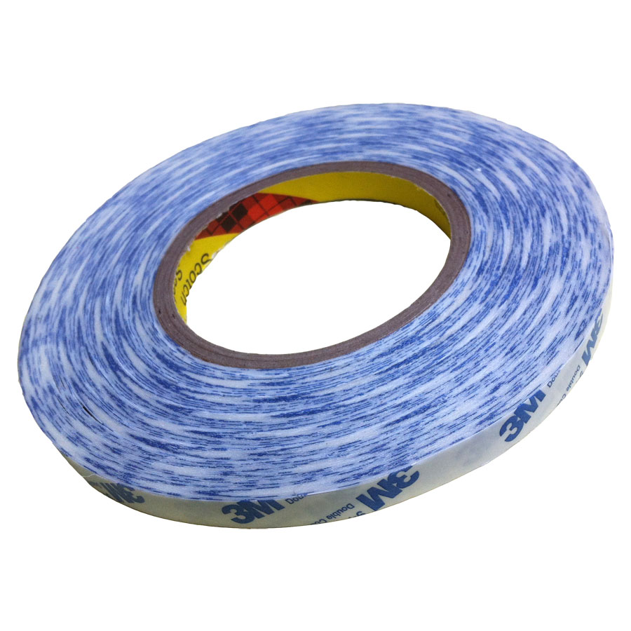 Băng keo 2 mặt 3M Double Coated Tissue Tape 9448A 20mmx50m(Trắng phối xanh)