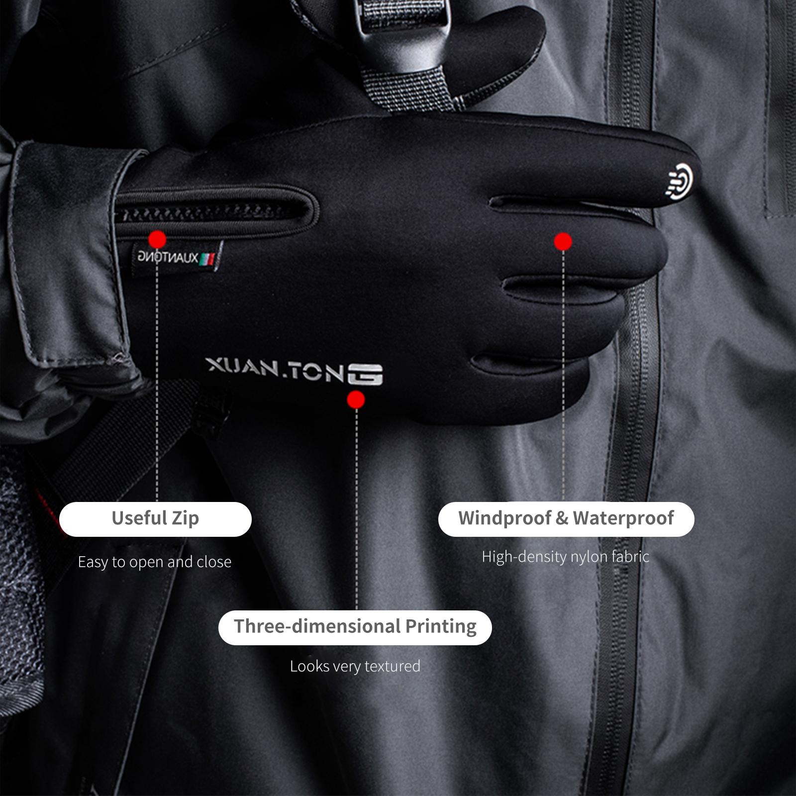 Găng tay màn hình cảm ứng Chống trượt chống gió